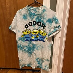 Tie-Dye Disney Toy Story Martians T-Shirt - Blue
